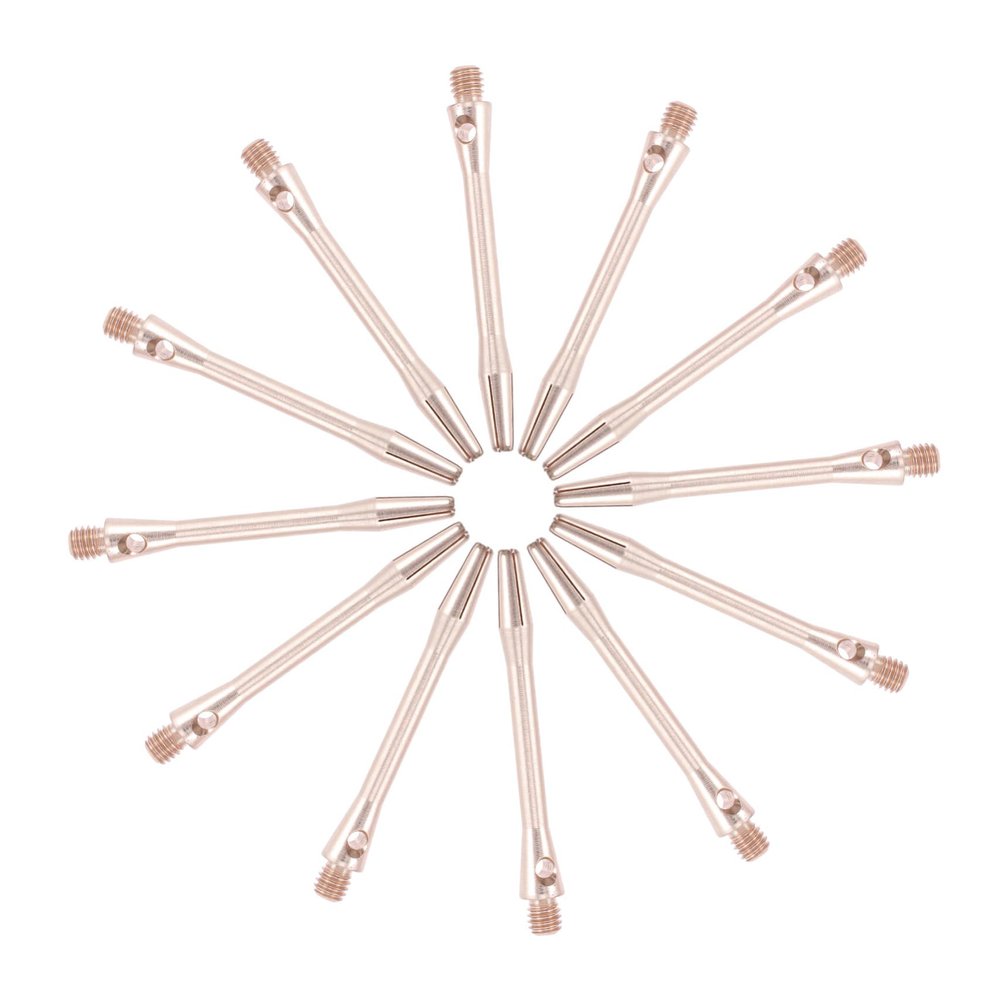 Gogogmee 12pcs Dart Shafts Aluminum Shafts Standard Thread Replaceable Rods for Darts