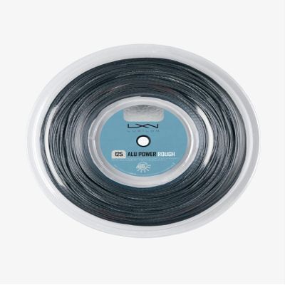 Just Tennis Luxilon ALU Power String Reel - All 2024 Syles & Colors (ALU Power Rough 125 - Silver)