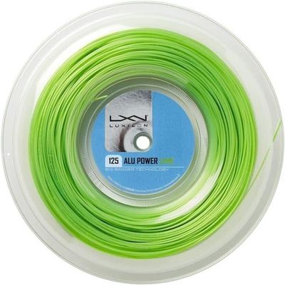 Just Tennis Luxilon ALU Power String Reel - All 2024 Syles & Colors (ALU Power 125 - Lime Green)