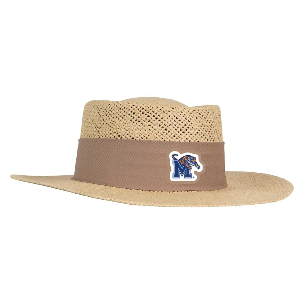 NineFit Basics Memphis Ahead Gambler Straw Hat - Medium - Large