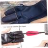 COLLBATH Outdoor Finger Protector Glove Leather Tab for Recurve Archery Lightweight Design for Hunting and Sports Use Fits Right Left Hand view 4