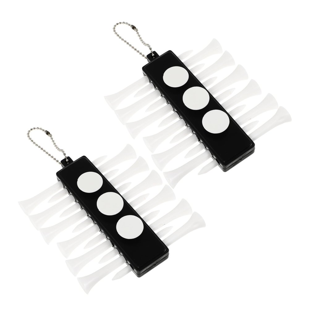 BESPORTBLE 2pcs Golf Tee Holders Carriers Tee Organizers Training Aid Accessories for Men Women