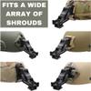 Gear Rack NVG Rhino Arm Mount Full Metal Universal Compatible with PVS -14 Night Vision Goggles Mount Helmet Adapter (Black) view 3