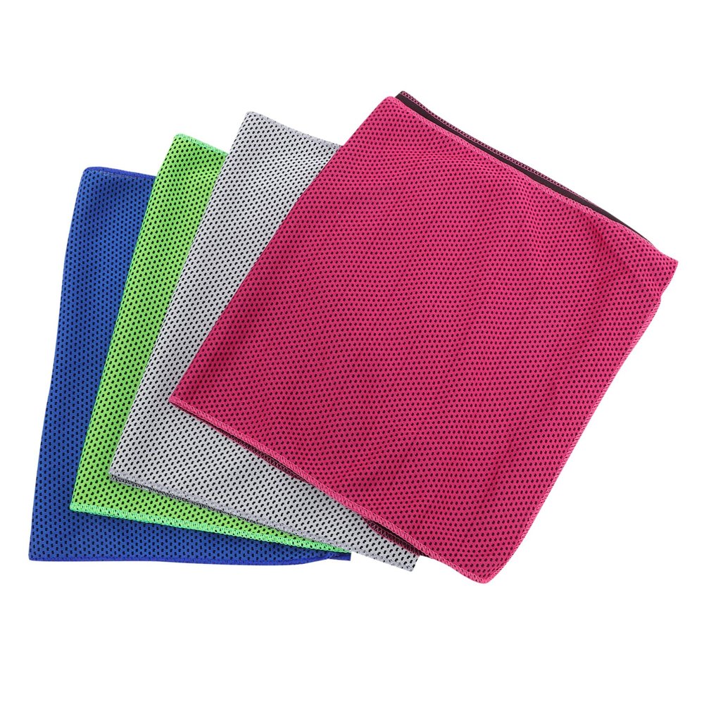 BESPORTBLE 1set Sports Towels with Carry Bag Lightweight and Towels for Working Out Yoga Beach and Outdoor Activities Grey