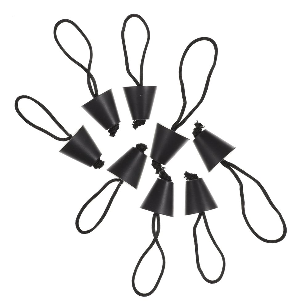 Gogogmee 8pcs Kayak Drain Plug Silicone Scupper Plugs Lanyards Easy Install for Inflatable Boats