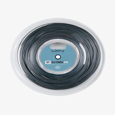 Just Tennis Luxilon ALU Power String Reel - All 2024 Syles & Colors (ALU Power Spin 127 - Silver)