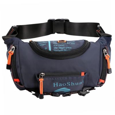 LIOOBO 1pc Chest Bag Strap Capacity Casual Waist Bag for Hiking Biking and Outdoor Activities