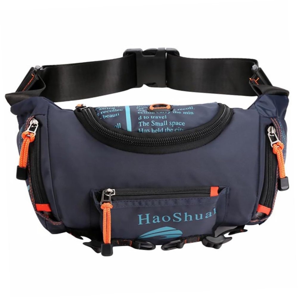 LIOOBO 1pc Chest Bag Strap Capacity Casual Waist Bag for Hiking Biking and Outdoor Activities