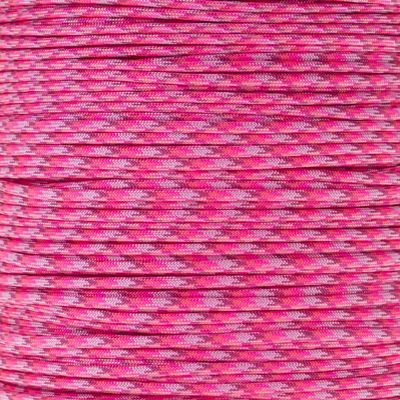 Paracord Planet 550lb Valentine's Themed Paracord  7 Strand Type III Tactical Parachute Cord for Crafting and Outdoor Use  Pink Blend (250 Feet)