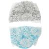 LIOOBO Elegant Women's Swim Cap Pu Lace Waterproof Long Hair Bathing Cap Fashion Swimming Hat view 1