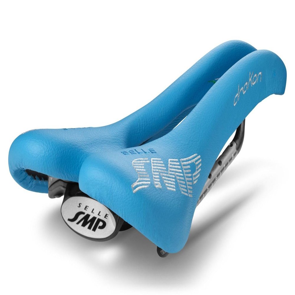 SMP Selle Drakon Saddle with Carbon Rails (Light Blue)