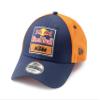 KTM Red Bull Replica Team Curved Cap, Blue/Orange, One Size view 1