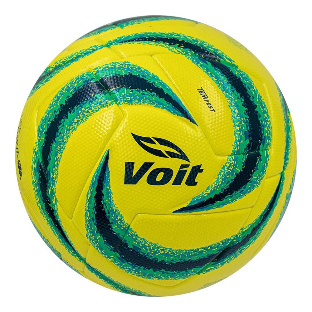 Voit Tempest  FIFA Quality PRO Liga MX Clausura 2024 Soccer Ball  Size 5 | Yellow & Green