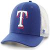 47 MLB Trucker Snapback Adjustable Hat, Adult One Size Fits All - Texas Rangers, Texas Rangers Blue view 1