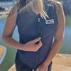 Womens Neoprene Wakesurf Comp Vest - Designed Exclusively for Wake Surfing, but Great for All Other Watersports Activities! (Navy, Large) view 2