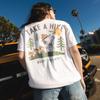 Riot Society Peanuts Snoopy Take A Hike Womens Tee - White Comfort Colors, X-Large view 3