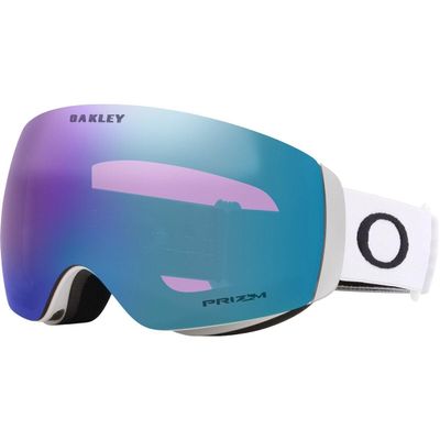 Oakley Flight Deck Medium Matte White wPrizm Iced Iridium Snow Goggle