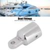 316SS Heavy Duty Bimini Top Cap External Eye End Boat Hardware, Highly Polished Marine Fittings, Fits 7/8in(22mm) or 1in (25mm) OD Round Tube(25mm (1")) view 2