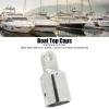 316SS Heavy Duty Bimini Top Cap External Eye End Boat Hardware, Highly Polished Marine Fittings, Fits 7/8in(22mm) or 1in (25mm) OD Round Tube(25mm (1")) view 3