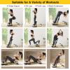 SPORFIT Sissy Squat Machine, 8 in 1 Adjustable Deep Squat Bench for Sit-Up, Push-Up, Elastic Band Lock for Full Body Exercise, Multi-Function Hip Thruster, Compact Glute Workout Equipment for Home Gym view 3