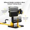 SPORFIT Sissy Squat Machine, 8 in 1 Adjustable Deep Squat Bench for Sit-Up, Push-Up, Elastic Band Lock for Full Body Exercise, Multi-Function Hip Thruster, Compact Glute Workout Equipment for Home Gym view 4