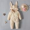 AIMAOMI Baby Girls Easter Long Sleeve Baby Bunny Costume Winter Bodysuit Crawling Suit Girls Hooded Summer (Yellow, 3-6 Months) view 3