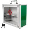 DEARMAMY Cabinet with Lock Wall Mounted Locking Medicine Cabinet Portable Medical Storage Container for Home Locker Room view 1