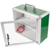 DEARMAMY Cabinet with Lock Wall Mounted Locking Medicine Cabinet Portable Medical Storage Container for Home Locker Room view 4