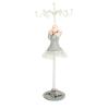 FOSA Model Dress Jewelry Display Stand with Hanging Hooks for Necklace and Earrings, Stable Base Mannequin Stand for Bracelets and Rings, Princess Design, Easy to Use (6) view 2