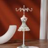 FOSA Model Dress Jewelry Display Stand with Hanging Hooks for Necklace and Earrings, Stable Base Mannequin Stand for Bracelets and Rings, Princess Design, Easy to Use (6) view 3