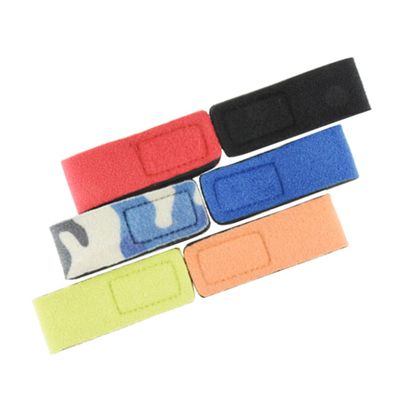 BIUDECO 6pcs Fishing Pole Straps Elastic Fishing Rod Sleeves for Easy Carrying Includes Black Red Orange Blue Green Camouflage for Men and Enthusiasts