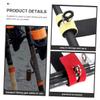 BIUDECO 6pcs Fishing Pole Straps Elastic Fishing Rod Sleeves for Easy Carrying Includes Black Red Orange Blue Green Camouflage for Men and Enthusiasts view 2