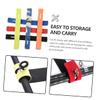 BIUDECO 6pcs Fishing Pole Straps Elastic Fishing Rod Sleeves for Easy Carrying Includes Black Red Orange Blue Green Camouflage for Men and Enthusiasts view 3