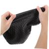 Happyyami Silicone Swimming Cap for Women Hair Swim Hat for Ear and Comfortable for Pool and Ocean Use Black view 4