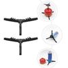 Happyyami 2pcs Camping Gas Tank Stand Folding Tripod Bracket for Outdoor Stove Stability Lightweight Base for Secure Canister Support for Hiking and Camping Use view 3
