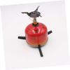 Happyyami 2pcs Camping Gas Tank Stand Folding Tripod Bracket for Outdoor Stove Stability Lightweight Base for Secure Canister Support for Hiking and Camping Use view 4