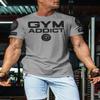 Gym Addict Workout Shirts for Men, Funny Lifting T-Shirt (MD, Grey Branded) view 3
