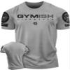 Gymish Lifestyle Gym Workout Shirts for Men Motivational Weight Lifting T-Shirt (LG, Grey Branded) view 1