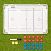 FORZA 18in x 12in Double-Sided Sports Coaching Whiteboard | 13 Sports Options - Magnetic Markers, Pen, and Eraser Included (Lacrosse, with Carry Bag) view 1