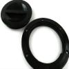 4 inch Boat Part Hatch Round Access, Hatch Cover Lid, Screw Out Deck ABS Material - Black view 1