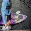 Perception - Pescador 12 Kayak - Sit on Top Fishing Kayak - Front Storage Well and Large Rear Storage - Dual Rod Holders - 12 ft - Purple Camo view 3