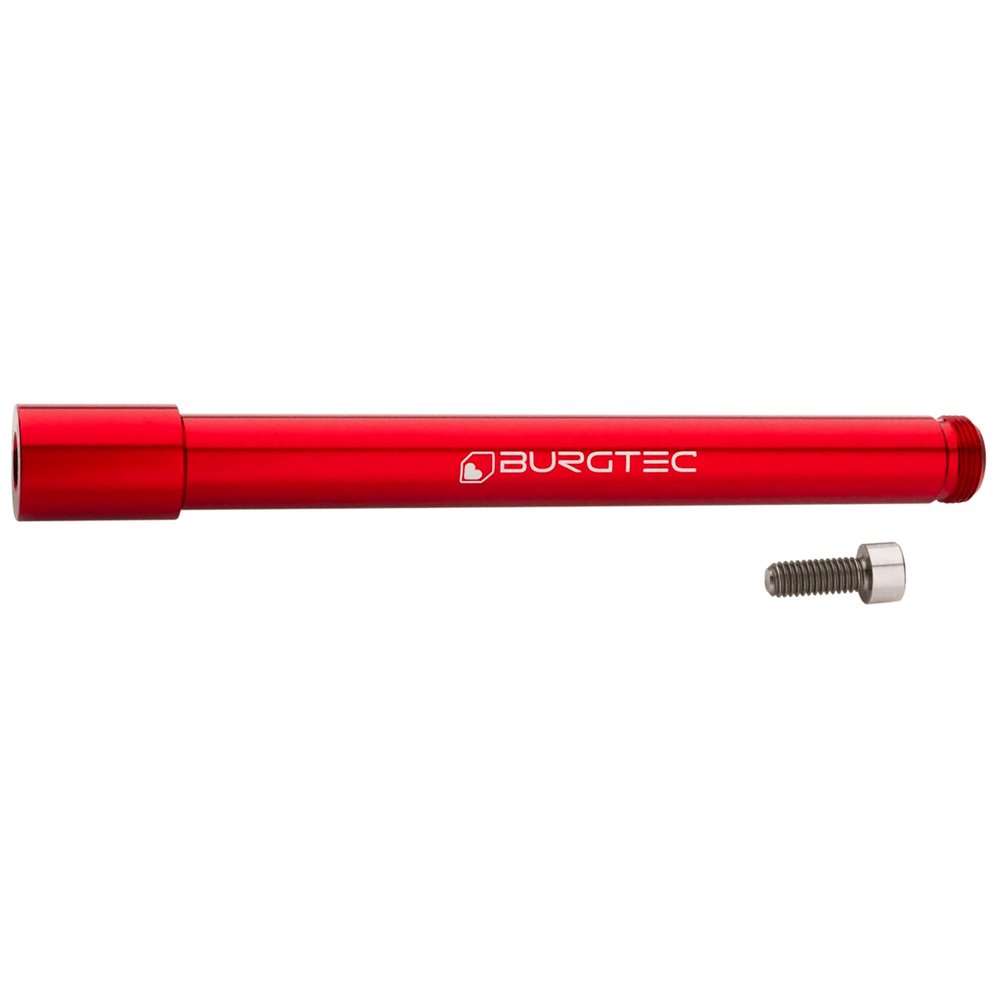 Burgtec hlins Boost Fork Axle - Race Red