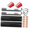 BESPORTBLE 1set Pool Cue Repair Kit Accessories for Easy Cue Tip Replacement and Maintenance Crafted from Cowhide view 1