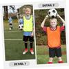 Outanaya 8pcs Soccer Training Vests for Men Youth Football Pinnies Reusable Sports Vest for Basketball Rugby view 4