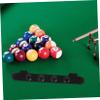 Outanaya 1set Wall-mounted Pool Cue Rack Solid Billiard Cue Holder for Vertical Display and Storage Design for Organizing Finish view 4