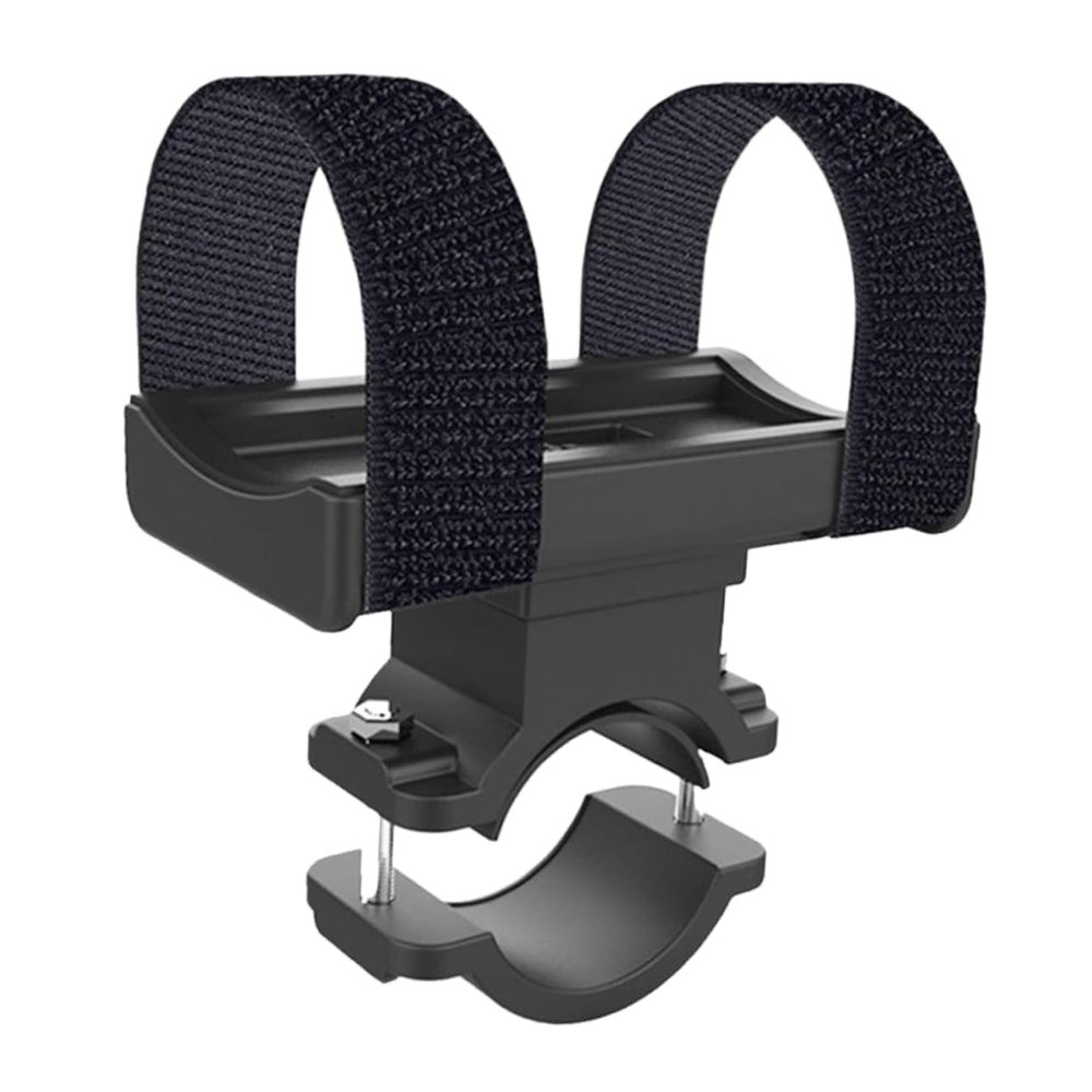 Anneome Bike Handlebar Bracket for Mountain Biking Flashlight and Accessory Holder High Tenacity for Efficient Space Utilization Black
