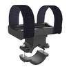 Anneome Bike Handlebar Bracket for Mountain Biking Flashlight and Accessory Holder High Tenacity for Efficient Space Utilization Black view 1