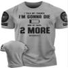 Gymish Lifestyle 2 More Workout Shirts for Men, Motivational T-Shirt for Gym (MED, 2 More Grey Branded) view 1