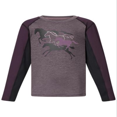 Kerrits Kids Round Up Base Layer Top Mauve Size: L