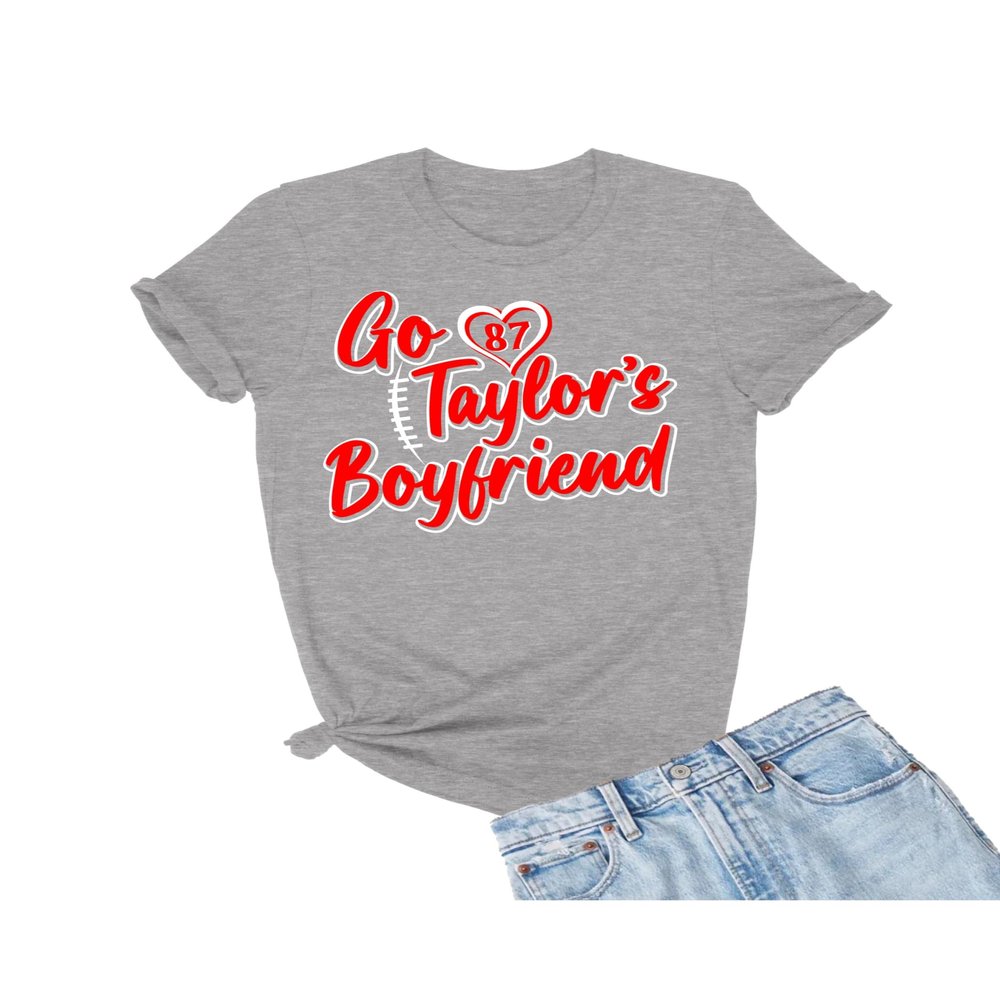 4X-Large Oxford Mens Script Go Taylor's Boyfriend T-Shirt